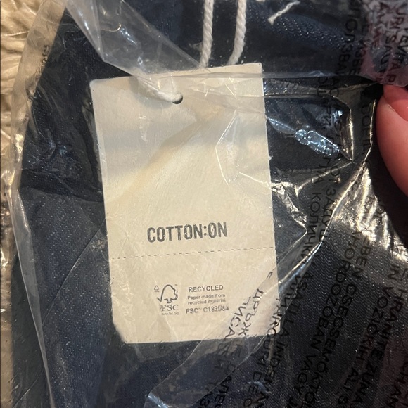 Cotton On Halter Denim Mini Dress - Blue Rinse - Picture 7 of 8